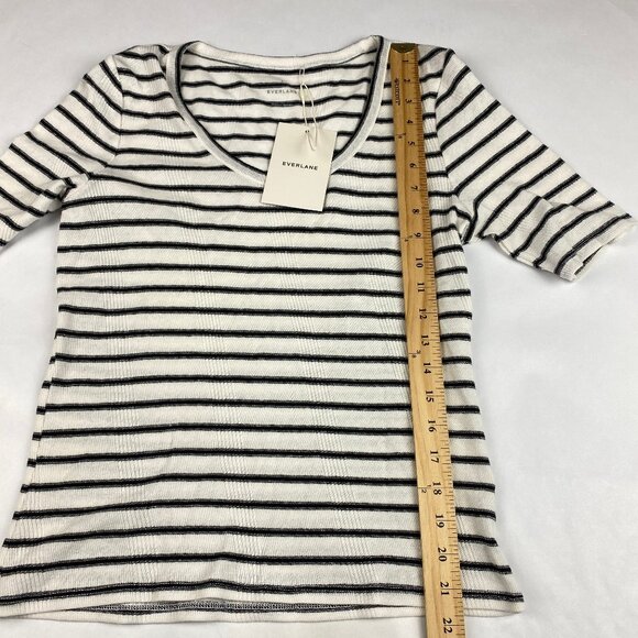 NWT Everlane The Vintage Rib Scoop-Neck Top Women's Size Small - Picture 10 of 13